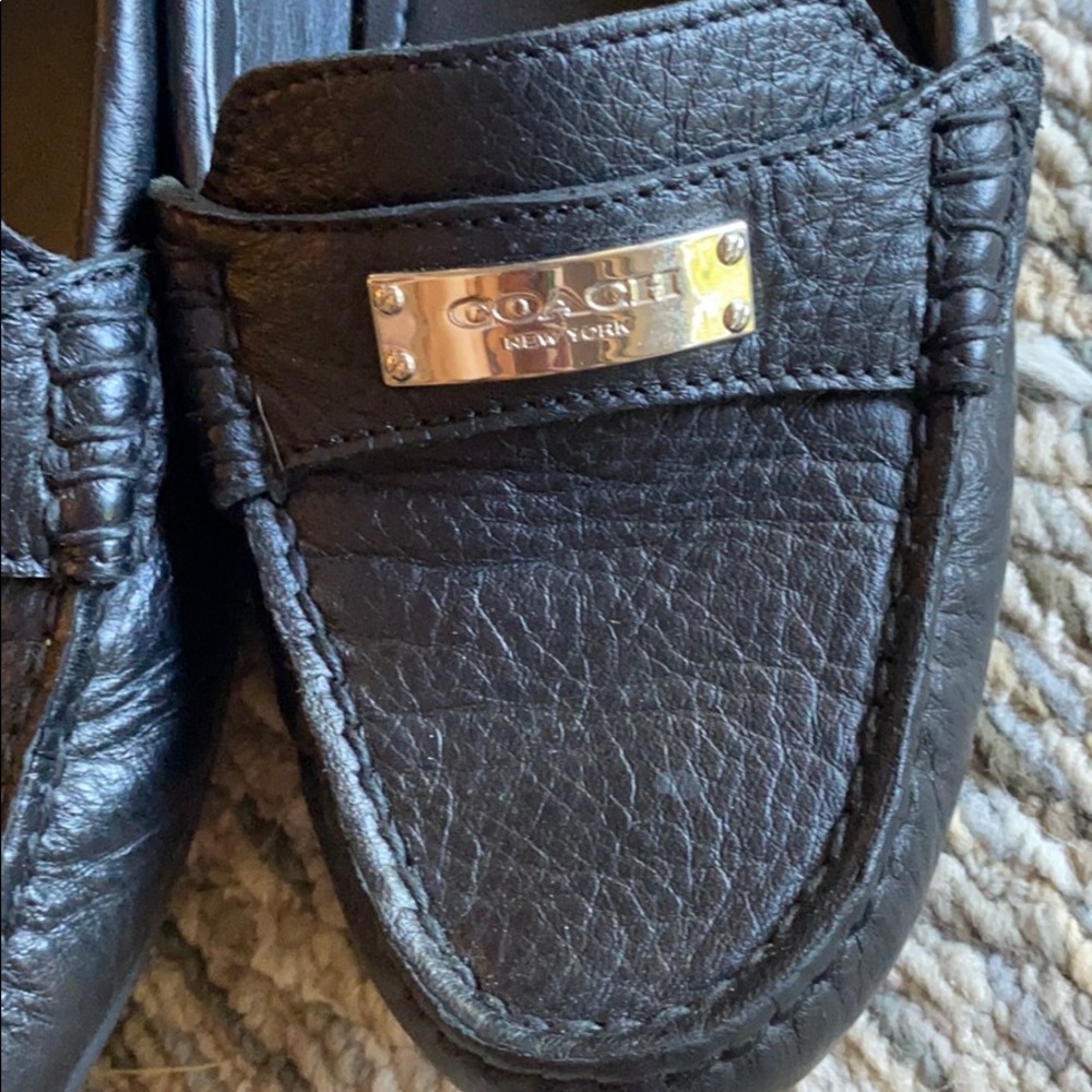 Coach Women’s loafers - black - gently used